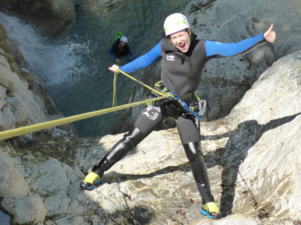 Canyoning Abseilen